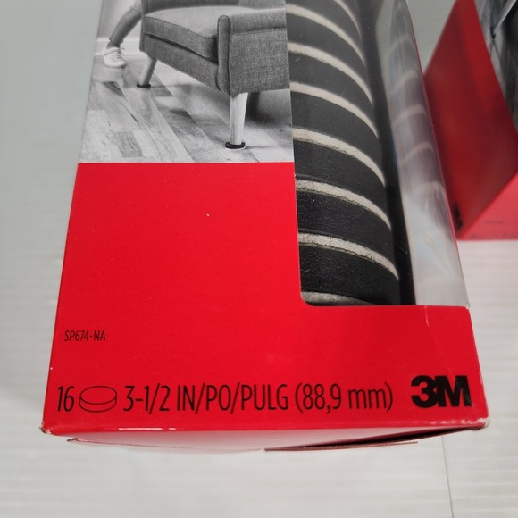 SCOTCH Furniture Sliders / 3.5 inch Round / 16-Pack VALUE PACK - NEW - Picture 3 of 10